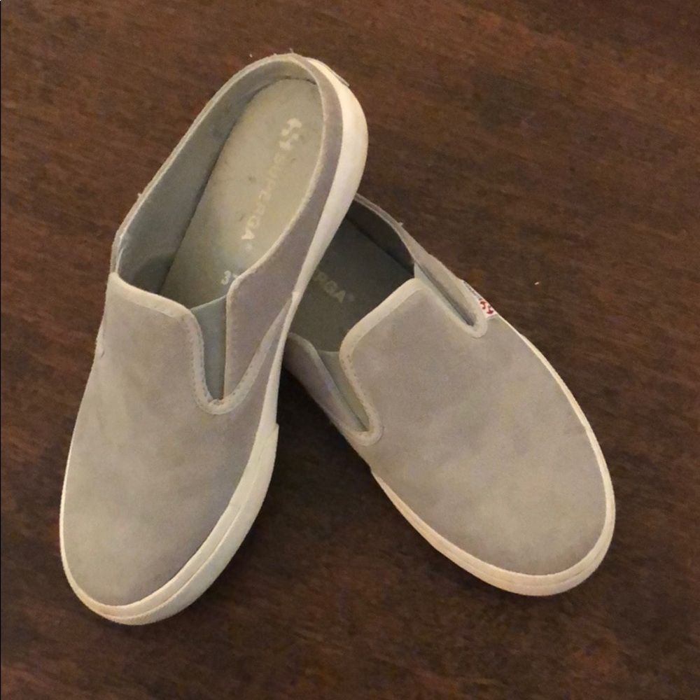Great condition, barely worn Superga slides!